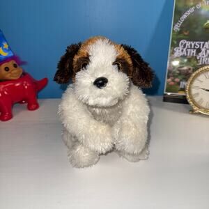 TY Beanie Yodeler Saint Bernard Floppy Laying Plush Dog 12” EUC